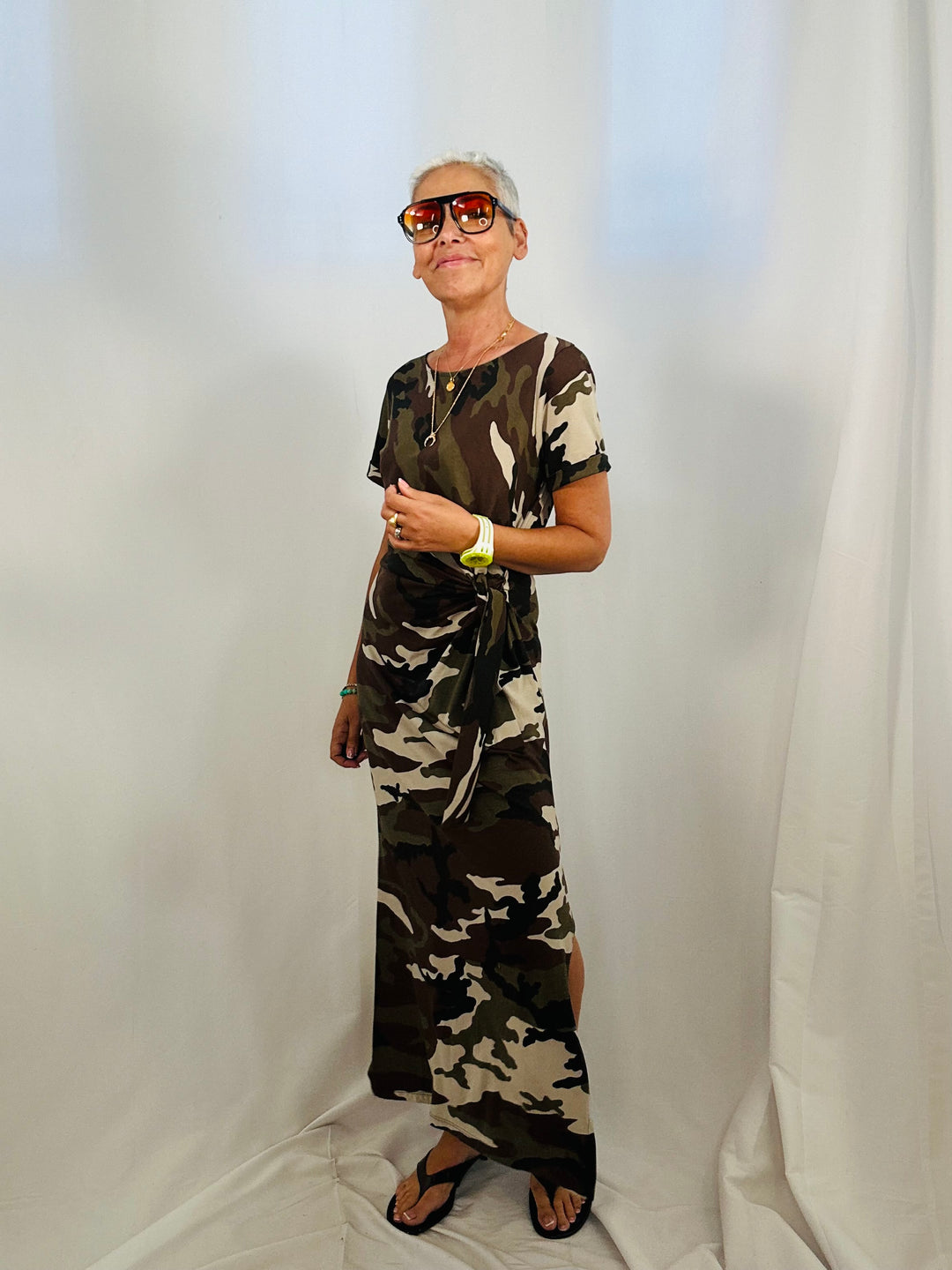 Hadley camo t shirt dress – SJB Official